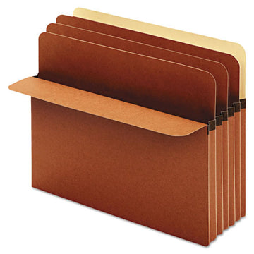 Pendaflex® Divider Pockets, 5.25" Expansion, 4 Sections, Letter Size, Redrope, 10-box freeshipping - TVN Wholesale
